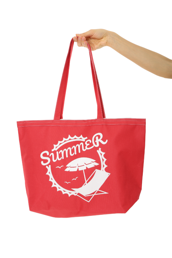 Summer Beach Bag Plaj Çantası Kırmızı