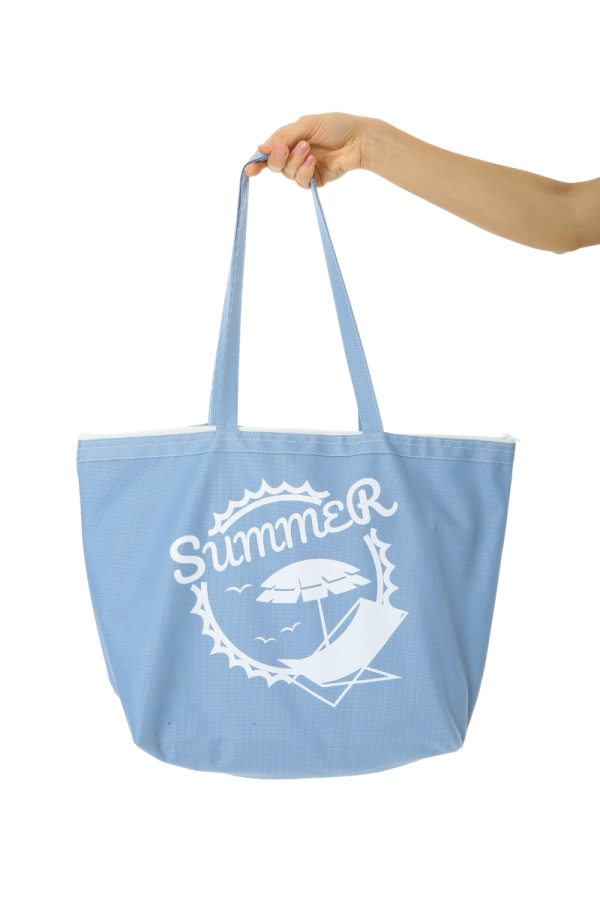 Summer Beach Bag Plaj Çantası Mavi