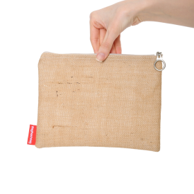 Jüt Clutch Bez Çanta