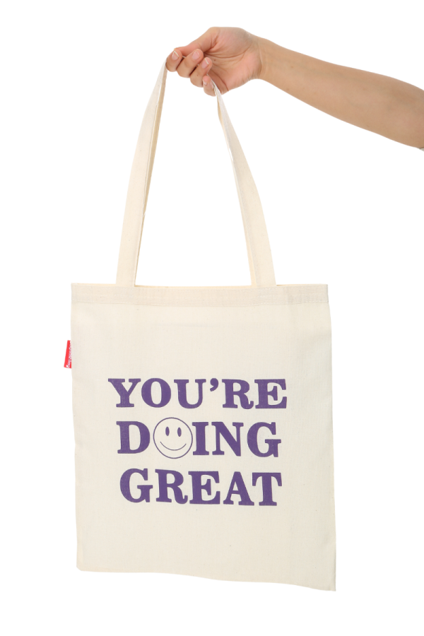 You Are Doing Great Baskılı Bez Çanta