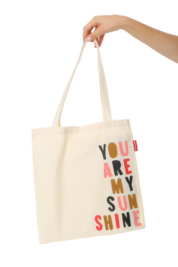 You Are My Sun Shine Baskılı Bez Çanta